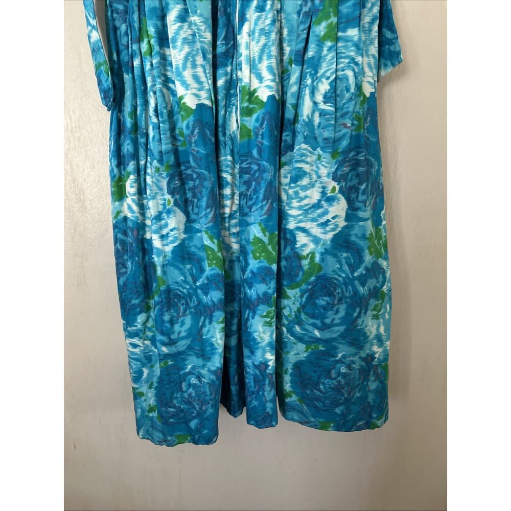Gorgeous 1950s SUZY PERETTE New Look Floral Fit Flare Dress Small Read - Picture 13 of 16